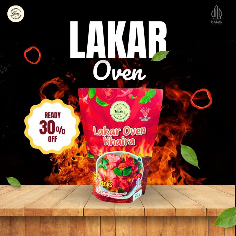 LAKAR OVEN KHAIRA Pedas Food Cemilan