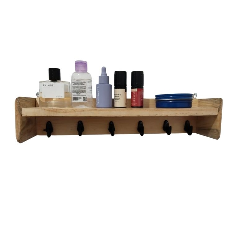 Rak Makeup Gantungan Baju Dinding estetik minimalis