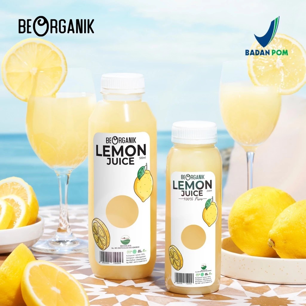 

SARI LEMON BEORGANIK ( FREE ONGKIR ) Sari Lemon Fress Murni 250ML & 500ML BPOM Murni 100% Buat Diet Detox / Sari Lemon California Fresh / Air Lemon Pure Murni / Lemon Water Healthy Drink / Sari Lemon Chia Seed
