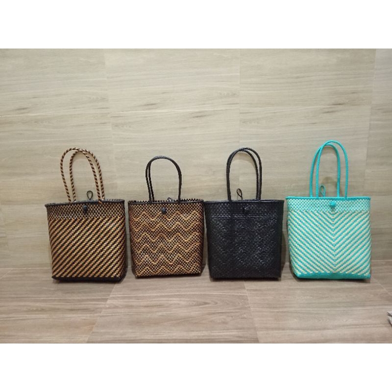 Femmy bag/Tas anyaman wanita jali premium motif batik/Tas unik bahan jali premium 2 line tinggi 37 c