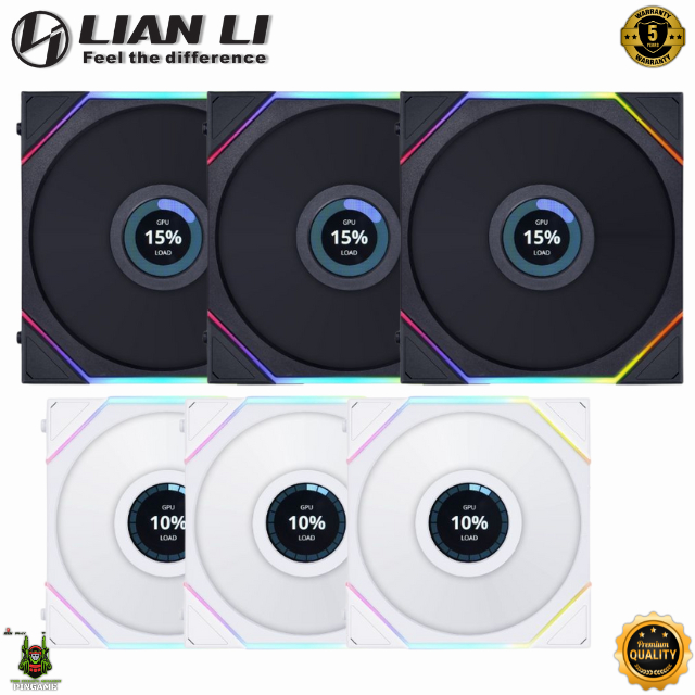 LIAN LI UNI FAN TL LCD 120 TRIPLE FAN PACK