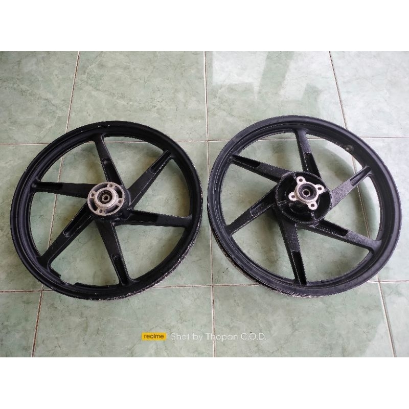 VELG SATRIA 2TAK HIU LUMBA ORIGINAL COPOTAN
