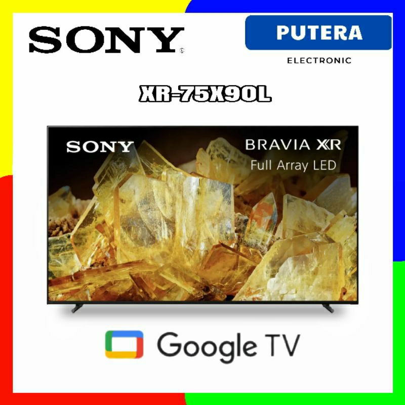 SONY BRAVIA 75 inch XR-75X90L 4K HDR GOOGLE TV 75X90L