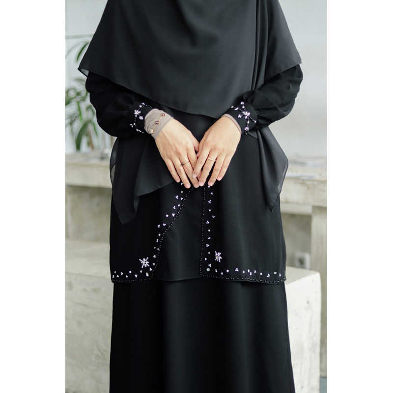 [binti.mzbyhijabfy] Gamis kurung payet Elegan