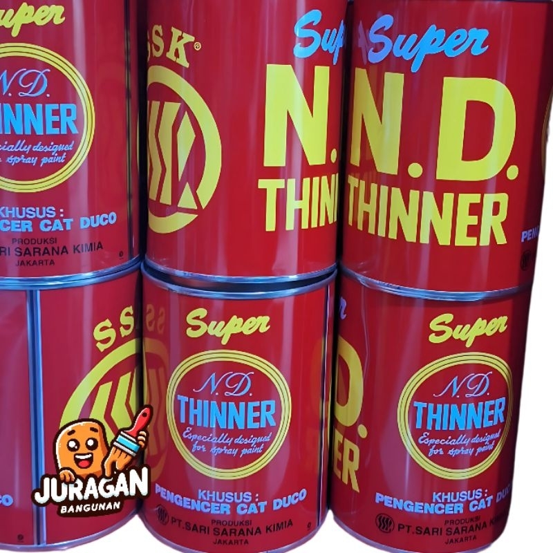 Thinner Super ND SSK | Tiner Merah | Thiner 1L | Pengencer Cat