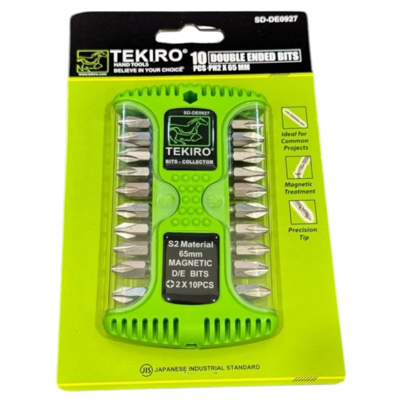 TEKIRO ASLI NIKEL (+) Mata obeng gypsum dobel ( + | + ) ( HARGA 1buah ) mata bor magnet magnetic top