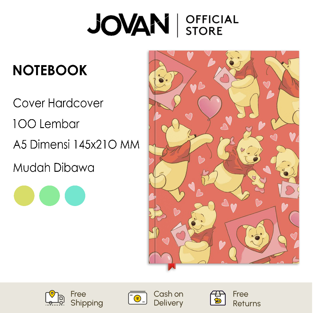 

Notebook Hardcover Custom Winnie The Pooh 10 Buku Tulis Catatan Note Agenda Planner Jurnal Diary Notebook Anime