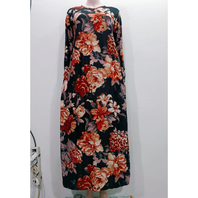 gamis murah bahan Jersey korea