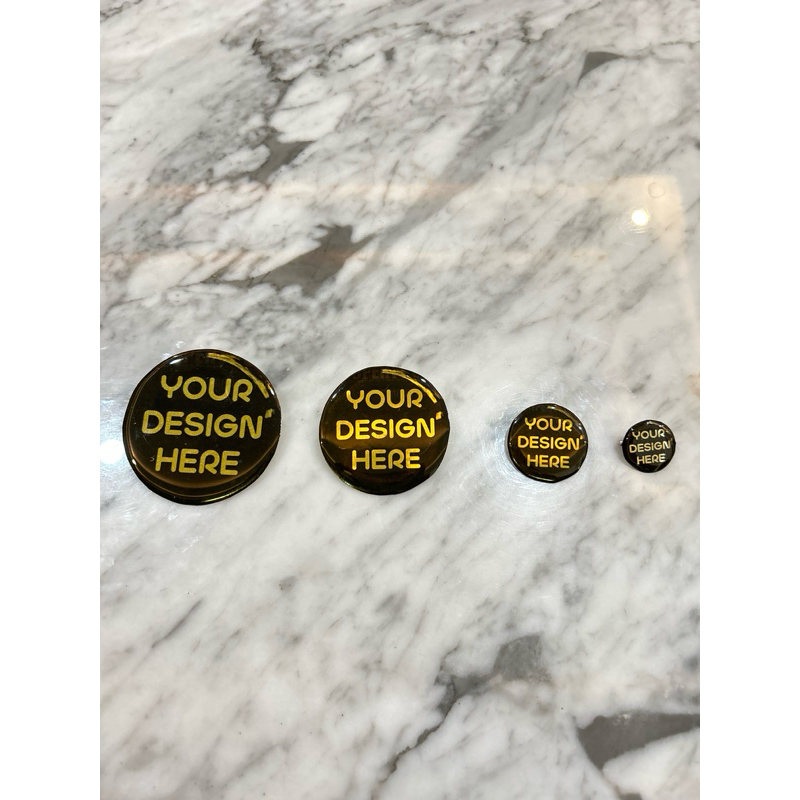 Pin Peniti Plat Resin / Pin Bros Custom