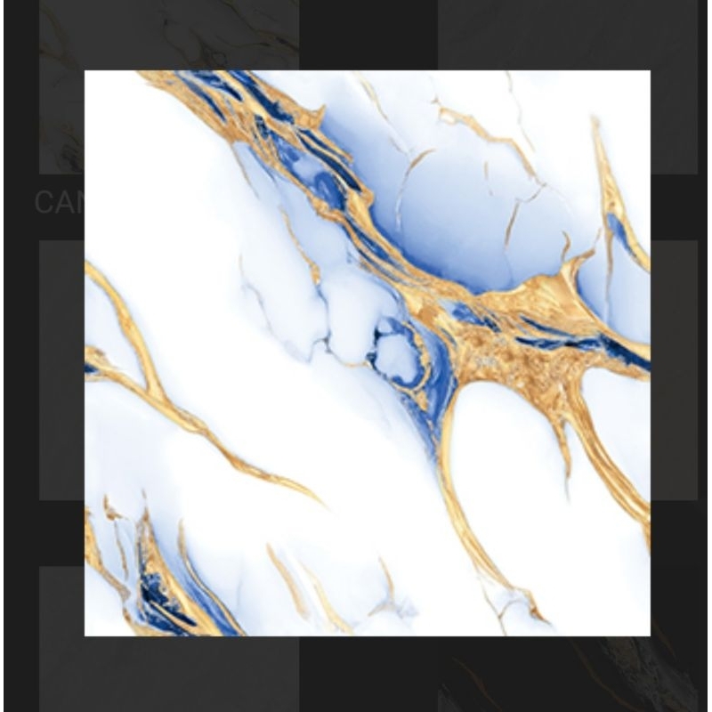 GRANIT LANTAI CARARA ARNA CANNISA GOLD BLUE 60X60