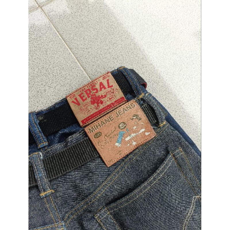 Mihane jeans solid starch 18 oz