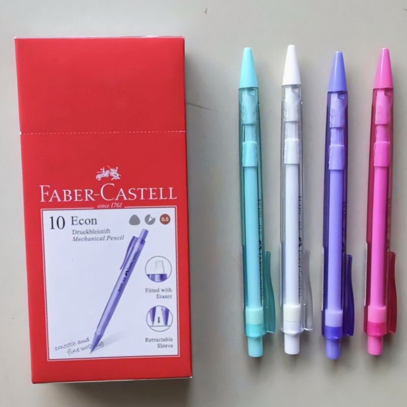

FABER CASTELL Econ Pensil Mekanik 0.5 (1Pak/10Pcs)
