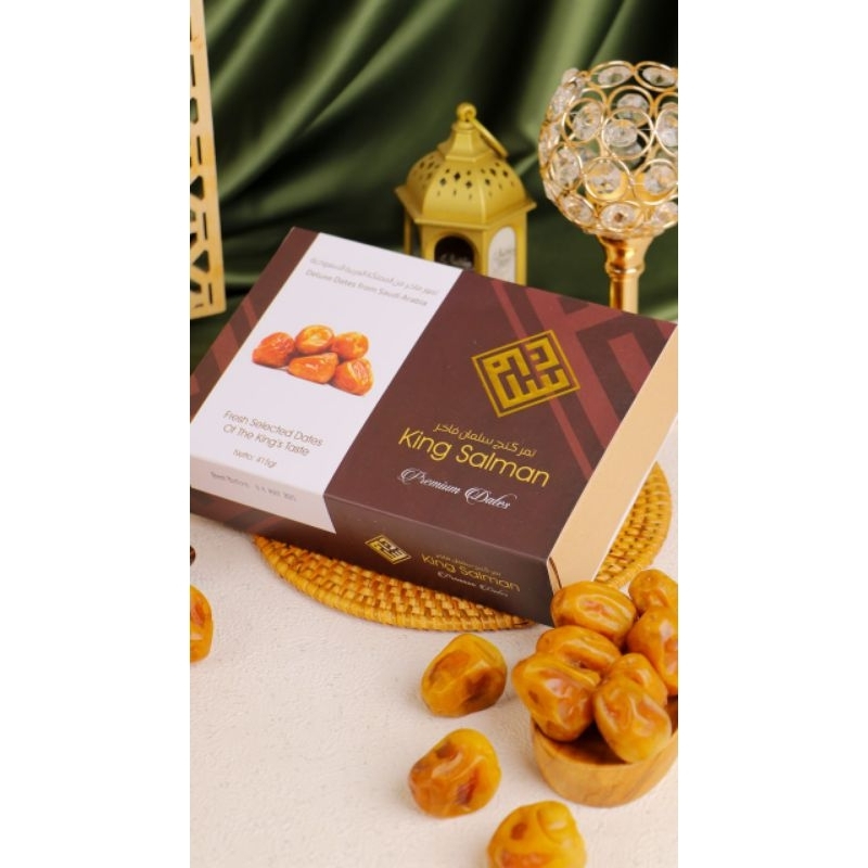 

Kurma King Salman Premium Dates VIP - Kurma Ajwa Dates Asli Madinah Al Munawaroh Organic Super Food