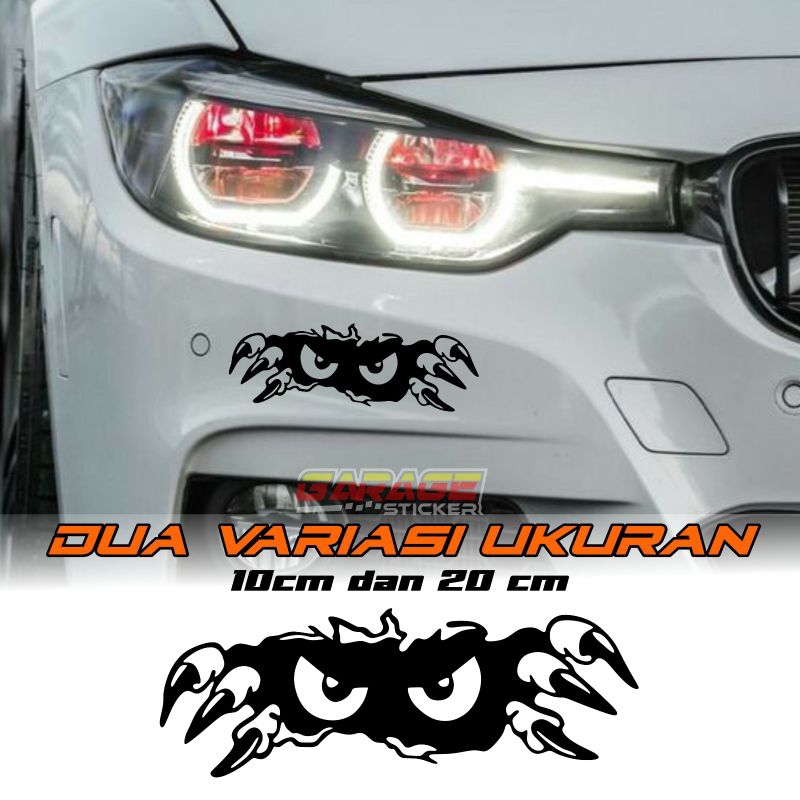 

Sticker tangan monsterr cutting sticker cakar mata