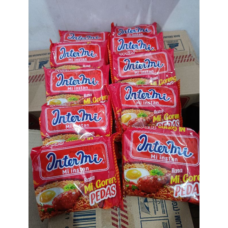 

[10 BUNGKUS] INTERMI GORENG PEDAS