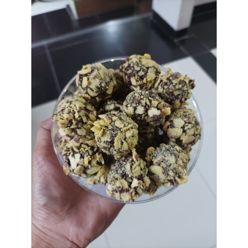 

Cokelat cornflakes cookies kuker lebaran idulfitri