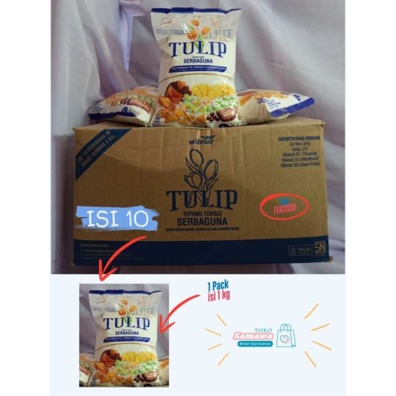 

SAMAWA - TERIGU TULIP 1 DUS ISI 10 kG
