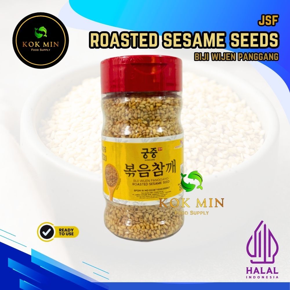 

JSF Roasted Sesame Seed / Biji Wijen Panggang - 50 gram