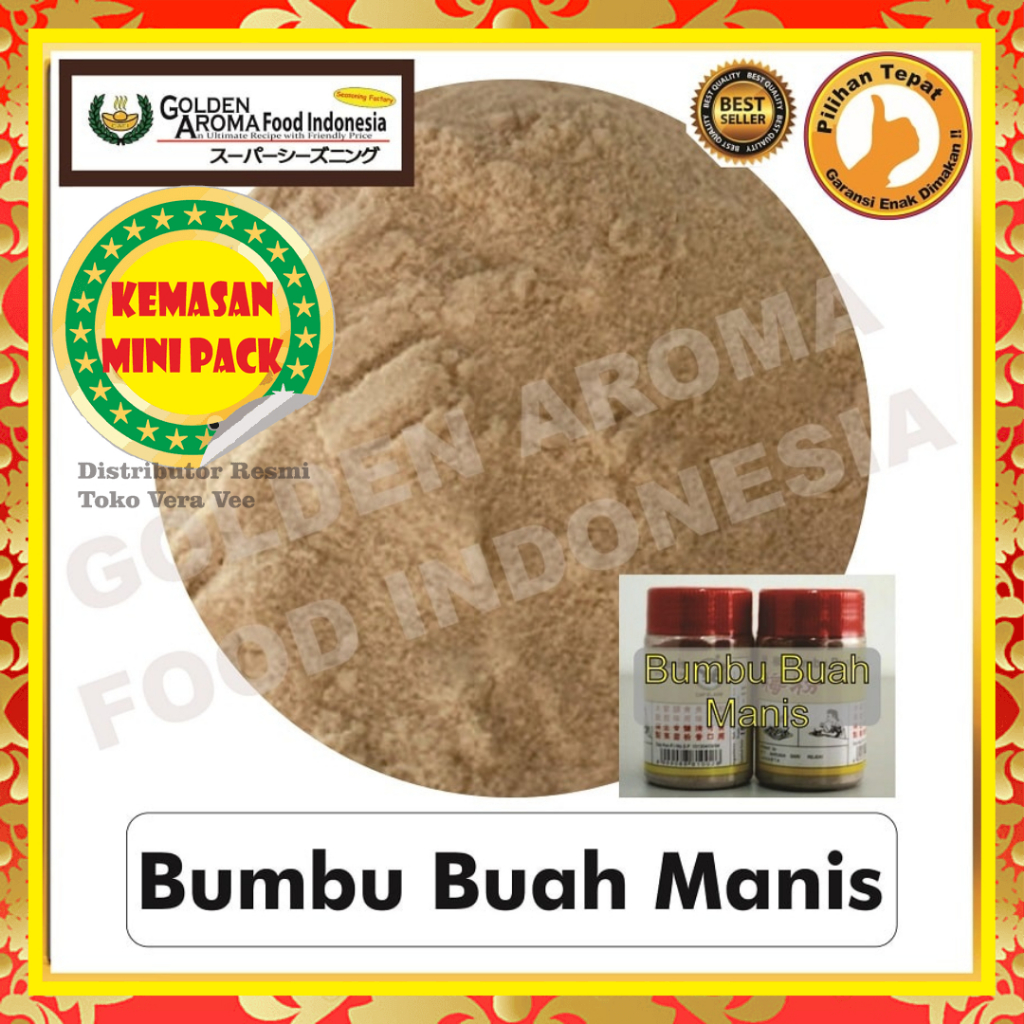 

Aneka Bumbu Buah manis, Buah Pedas, Butter Mentega, Mentai Pedas, Kuah bakso Seasoning 100gr GAFI Seasoning Powder