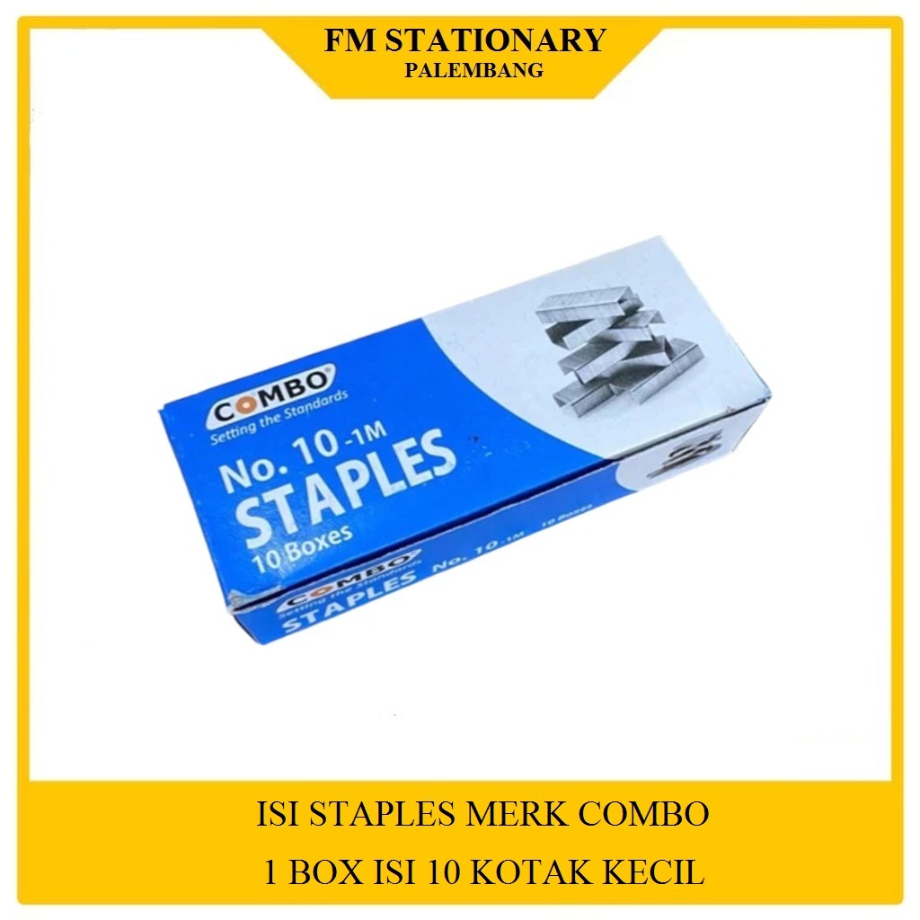 

ISI STAPLES COMBO NO. 10 (1 pak isi 10 box kecil)