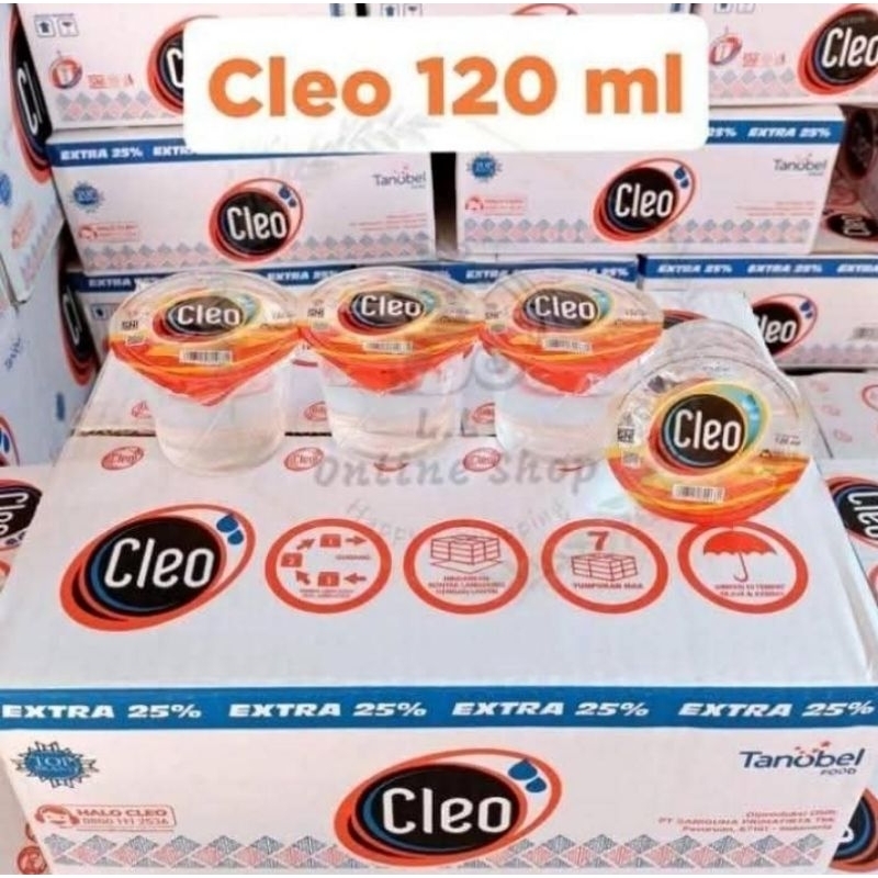 

1 dus cleo gelas mini 120ml x40 pcs