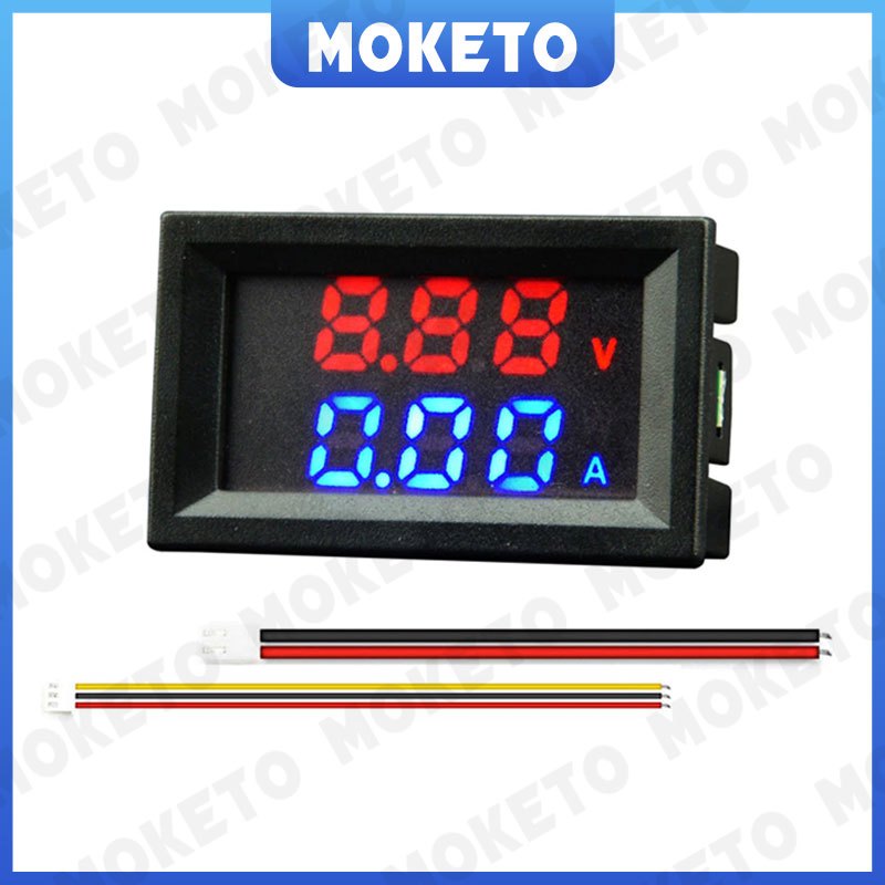 M430 VOLTMETER DIGITAL AC 10A 50A 100A Voltmeter Ammeter Volt Ampere Amper Meter DC