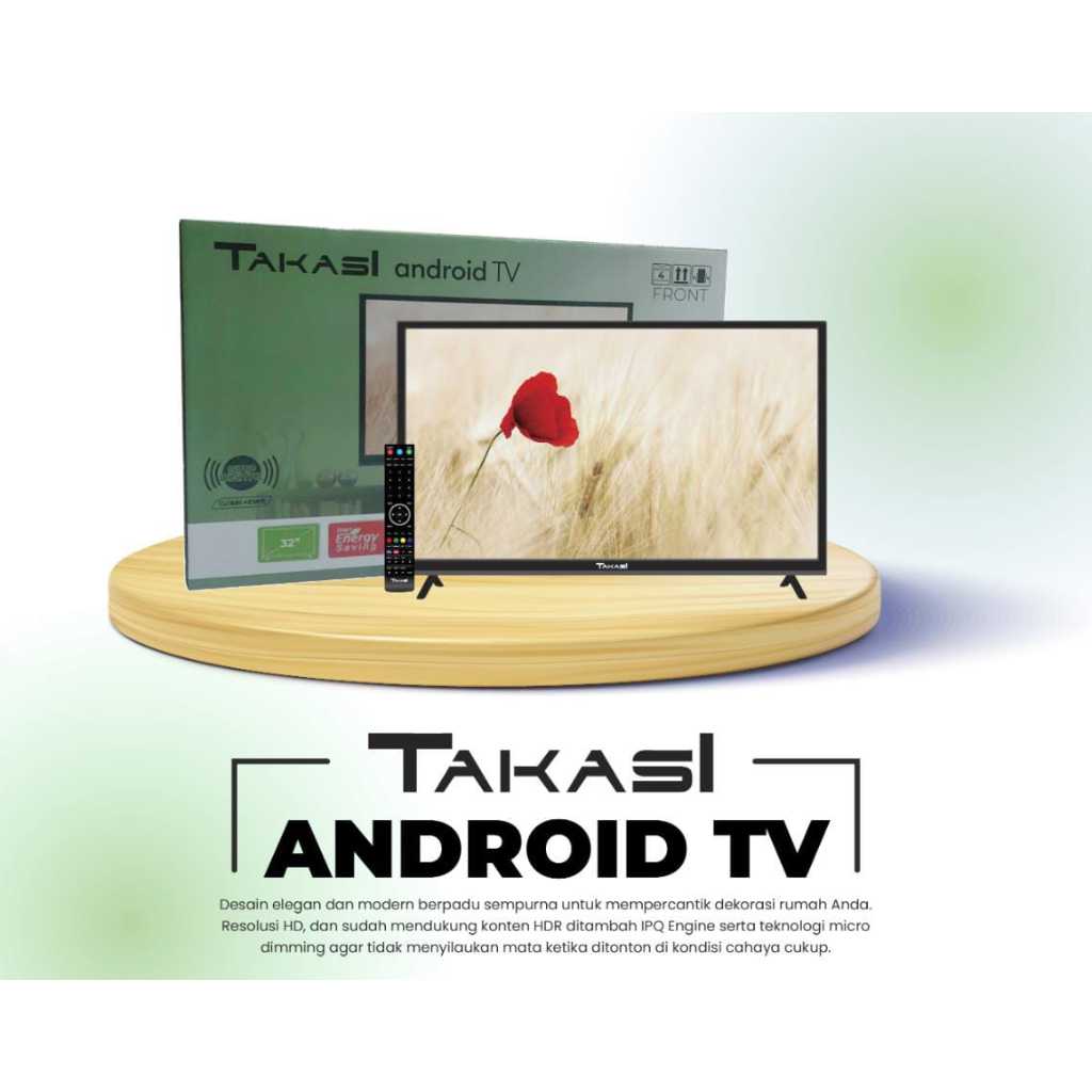 LED TV DIGITAL ANDROID 11 TAKASI 32"