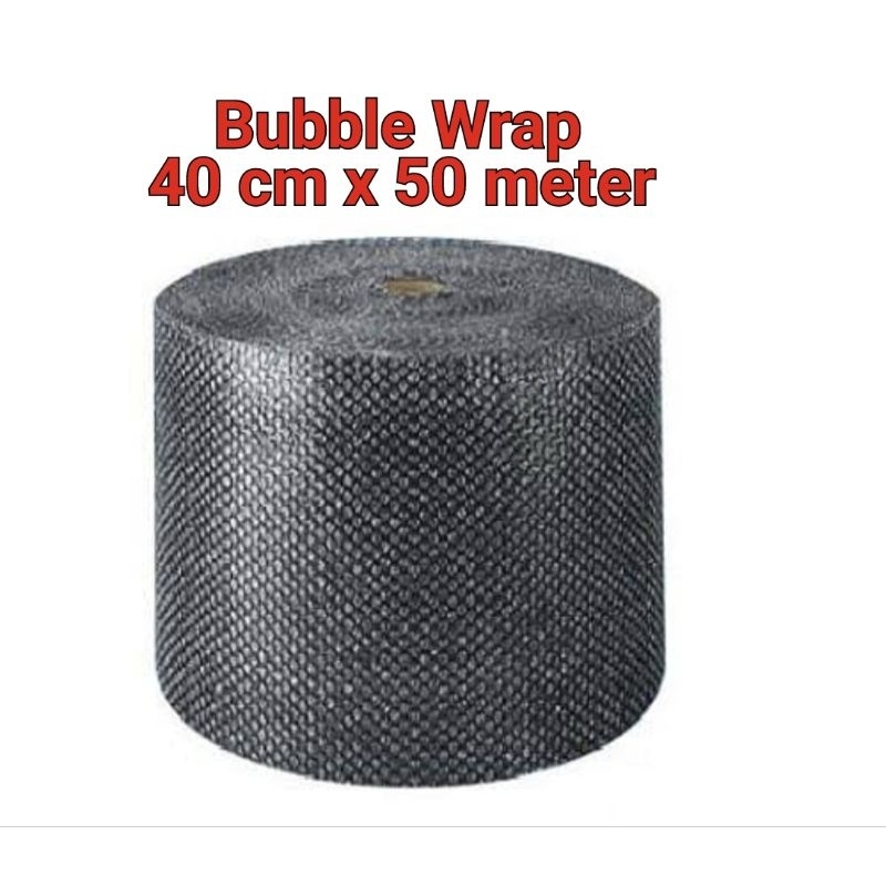 

Bubble wrap 40cm x 50 meter hitam