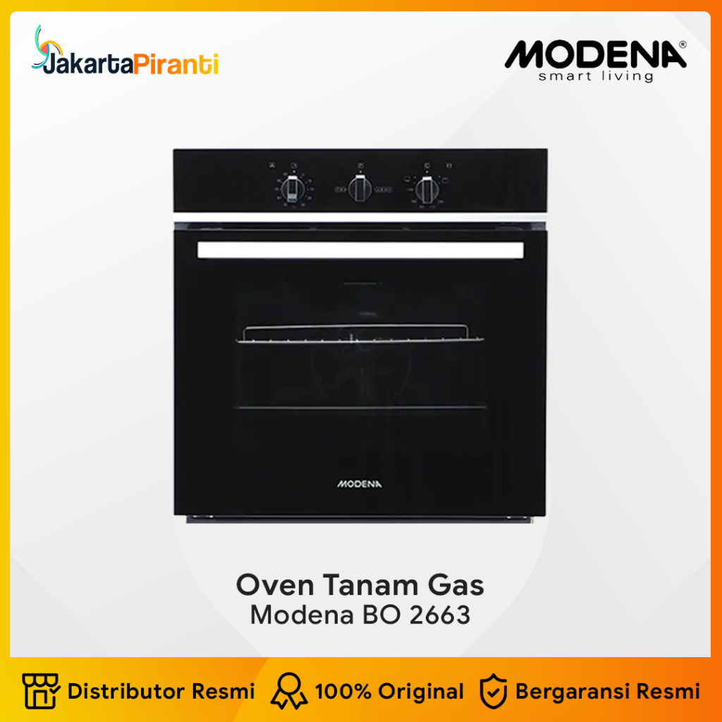MODENA BO 2663 built-in oven tanam gas kapasitas 56 liter MODENA Built-in Gas Oven - BO 2663