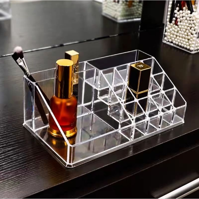 MINISO BALI | Kotak Tempat Penyimpanan Kosmetik Rak Lipstik Kutek Mini Akrilik CX-111