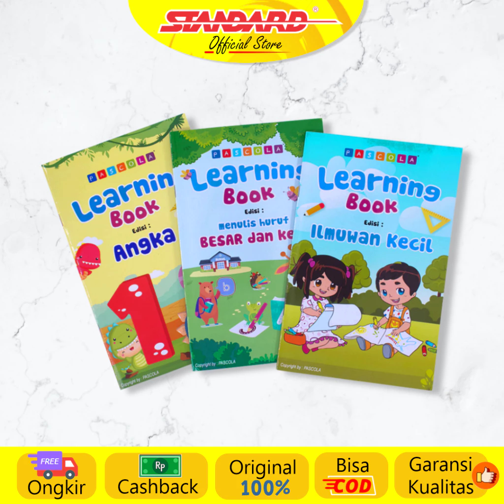 PAKET BUKU BELAJAR ANAK (3 BUKU) | PASCOLA LEARNING BOOK