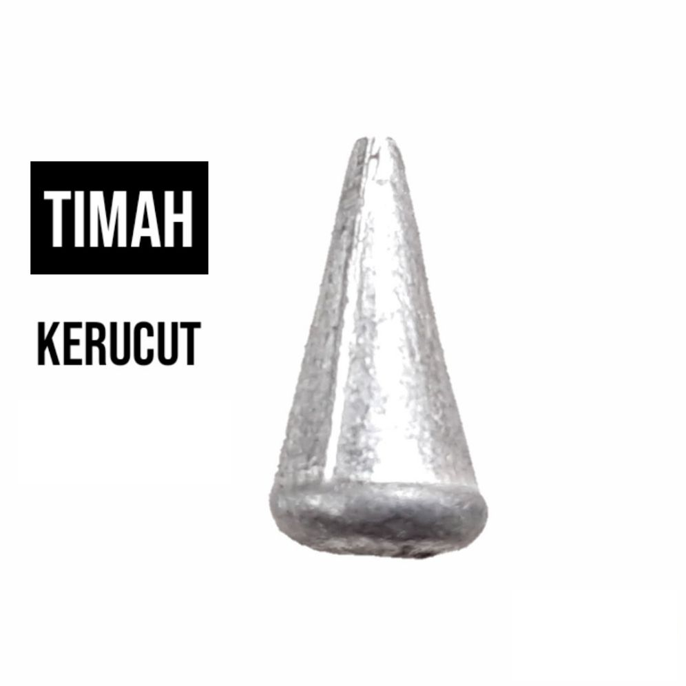 Timah Kerucut Timah Dasaran Bandul Pemberat Pancing Jantung Mandas Timah Harga Kilo Kiloan