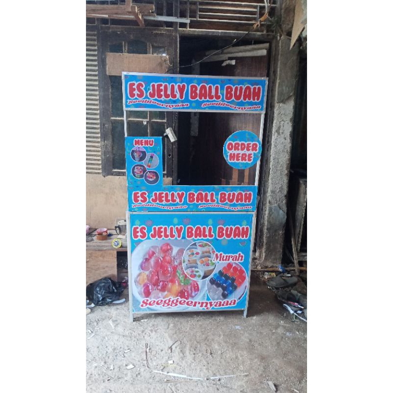 Booth portable | booth portable lipat untuk jualan | booth portable lipat |  booth portable kayu | b