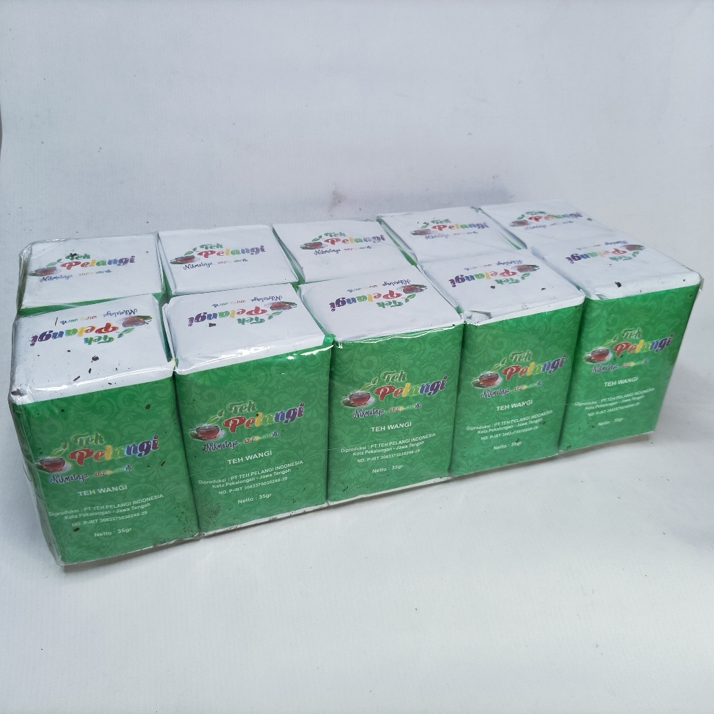 

TEH PELANGI HIJAU 1 SLOP ISI 10 @35GR | TEH WANGI | TEH JUMBO | SEPET KENTAL WANGI