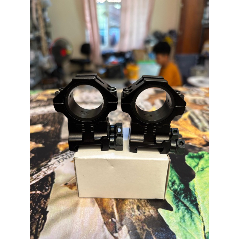 Mounting teleskop 2 baut utbe 25 dan 30 mounting teleskop adjustable rail 22 naik turun