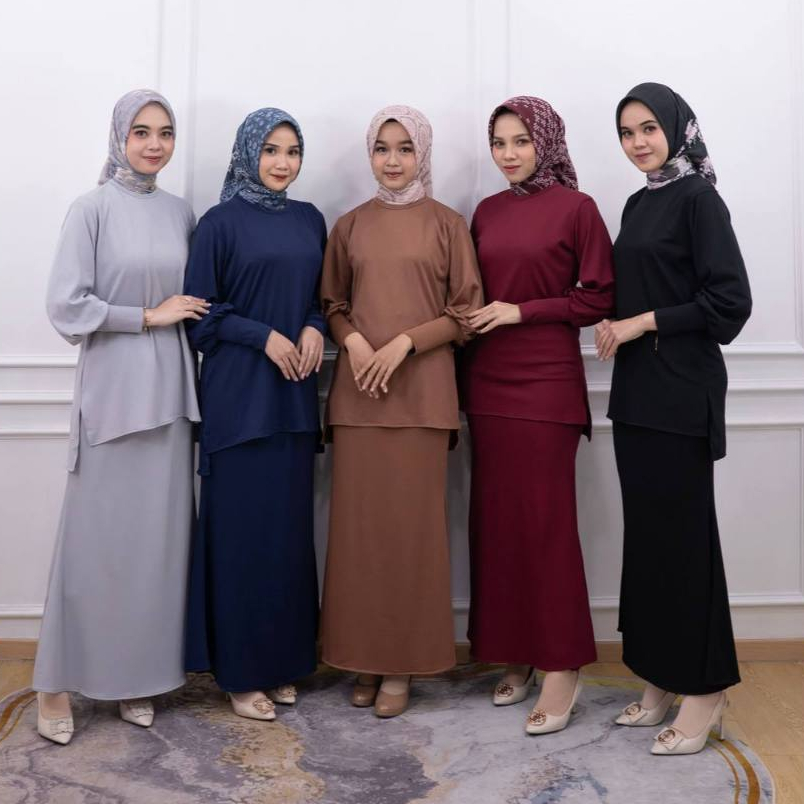 CASSANOV MALAYSIA SET ROK - SET ROK - FASHION MUSLIM WANITA - POLOS - ONESET