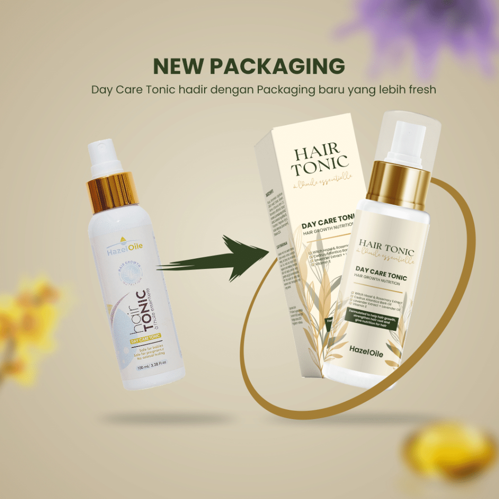 HAZELOILE HAIR TONIC HAZELOILE DAY CARE TONIC Perawatan Rambut Botak Pitak Rontok