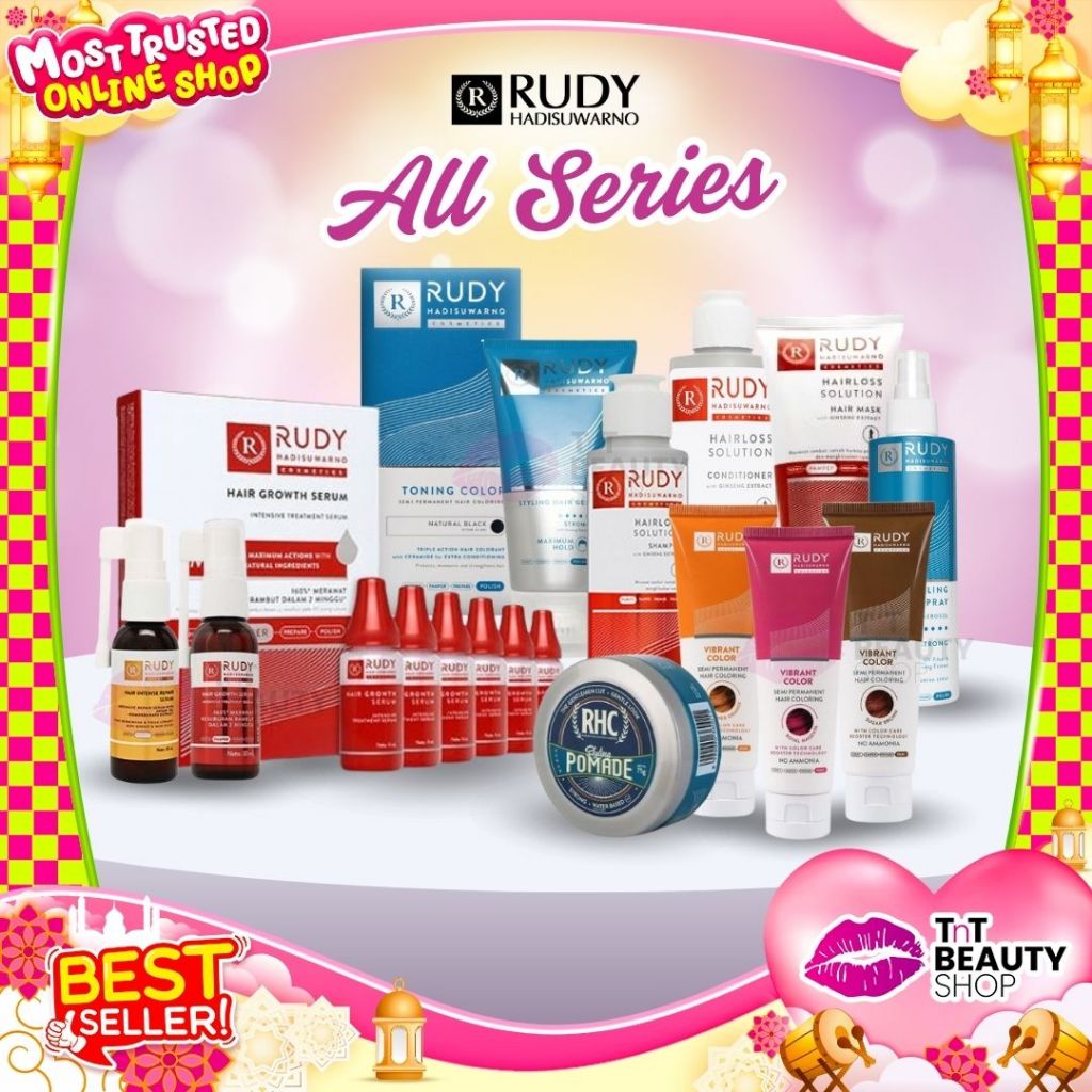 Rudy Hadisuwarno SERIES | Hair Growth Serum Styling Hair Gel Hairloss Shampoo - RHC | TnT Beauty