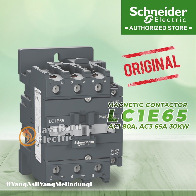 SCHNEIDER Kontaktor Contactor LC1E65 LC1E65B7 LC1E65E7 LC1E65F7 LC1E65M7 LC1E65Q7 24V 48V 110V 220V 