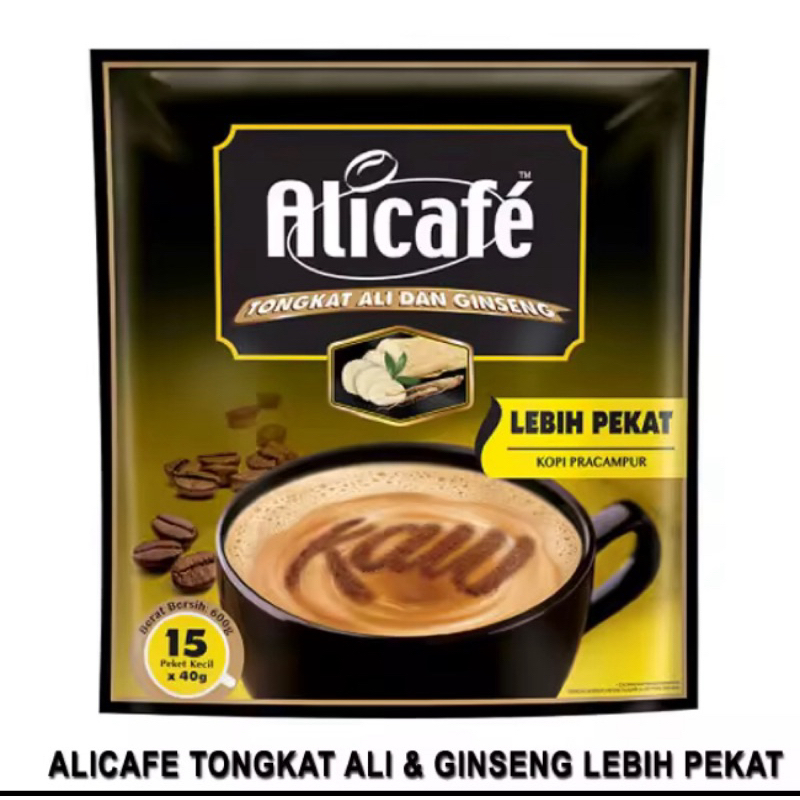 

KOPI ALICAFE TONGKAT ALI DAN GINSENG LEBIH PEKAT