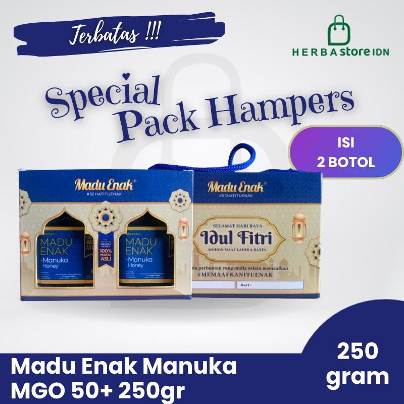 

Madu Enak Manuka MGO 50+ 250gr dari sari bunga Manuka Paket Hampers
