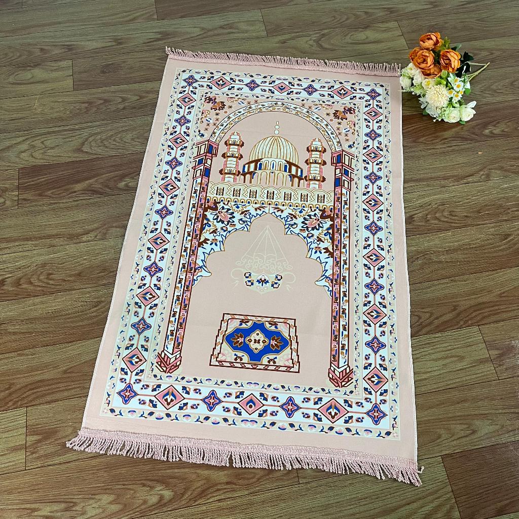 Sajadah Turki Sajadah Turkey Bahan Suede Scuba Premium Import