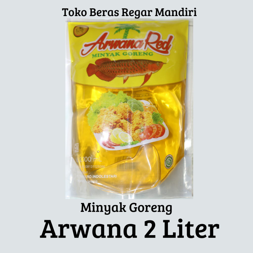 

Minyak Goreng Premium Arwana Red 2 l 2 Liter 1 Dus isi 6 pcs 2l