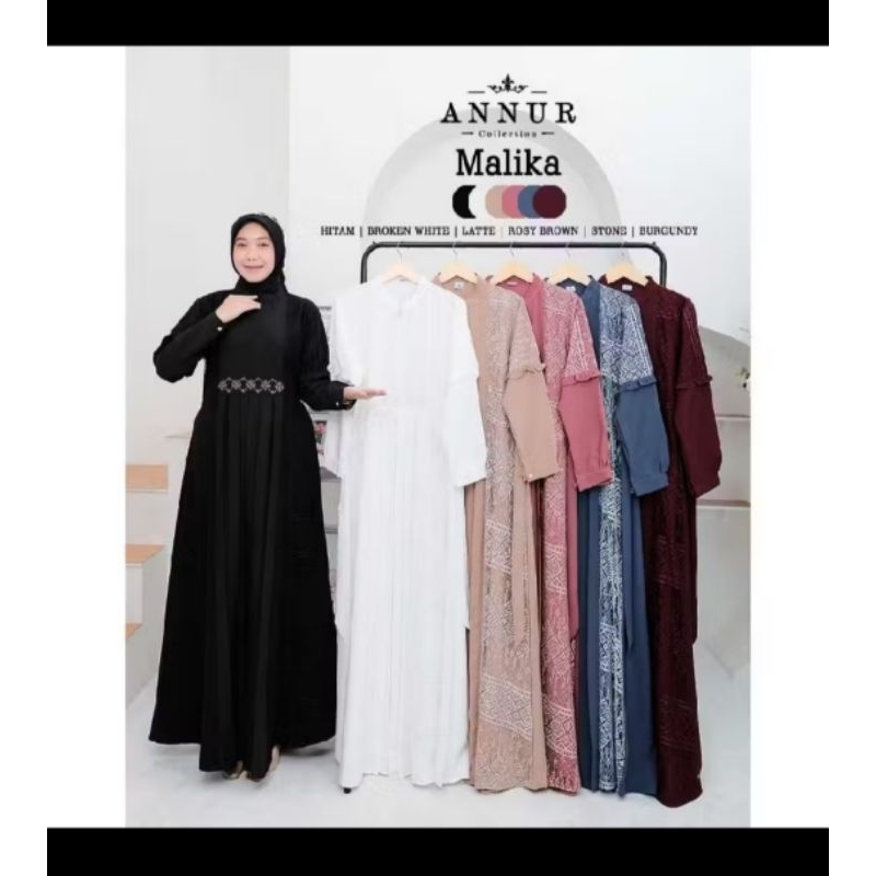 MALIKA DRESS BRUKAT ORI AN NUR COLLECTION