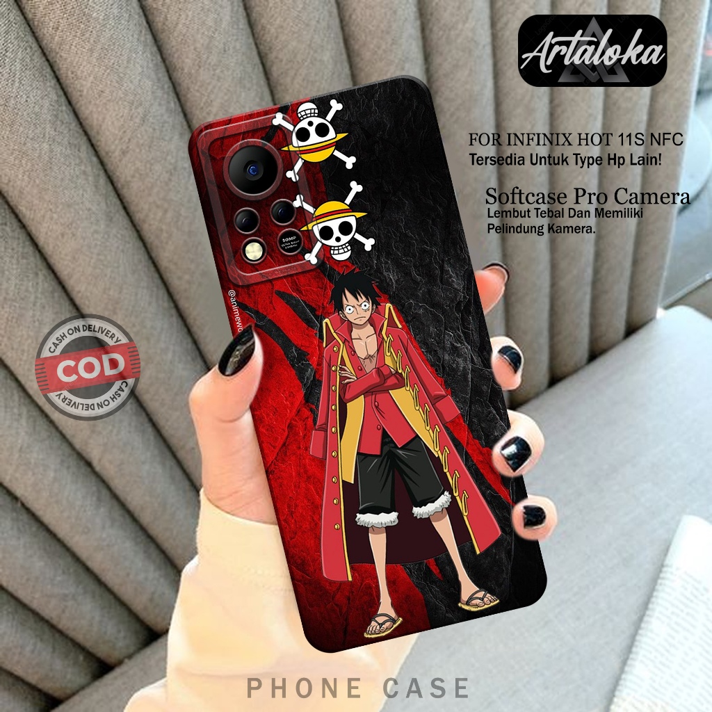 Case Hp Infinix Hot 11S NFC Fashion Case Anime Softcase Infinix Hot 11S NFC Silikon TPU Pro Camera C