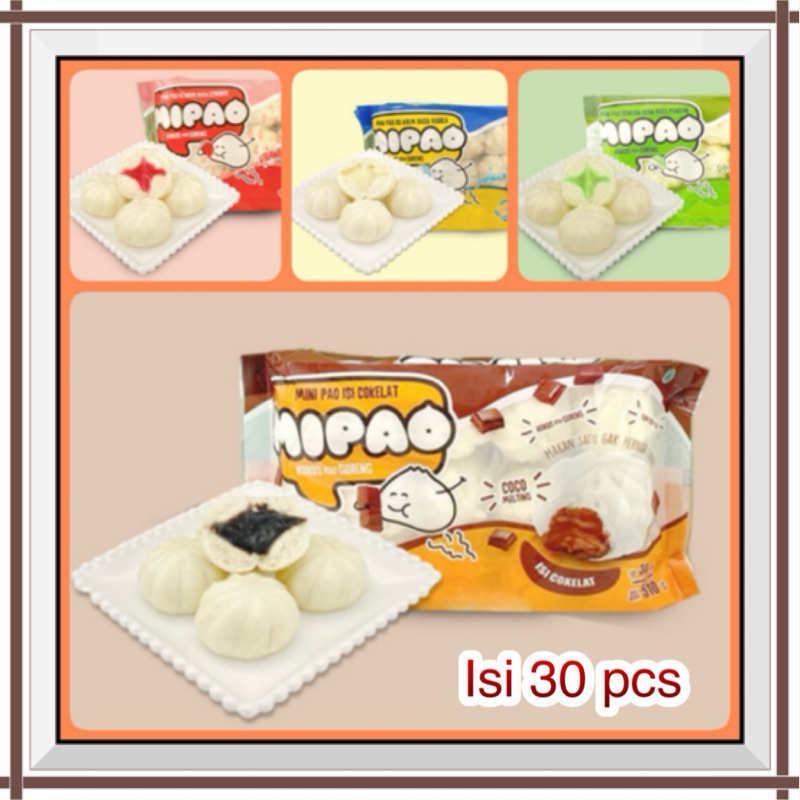 

Mipao Mini Pao dengan isian Rasa isi 30 pcs