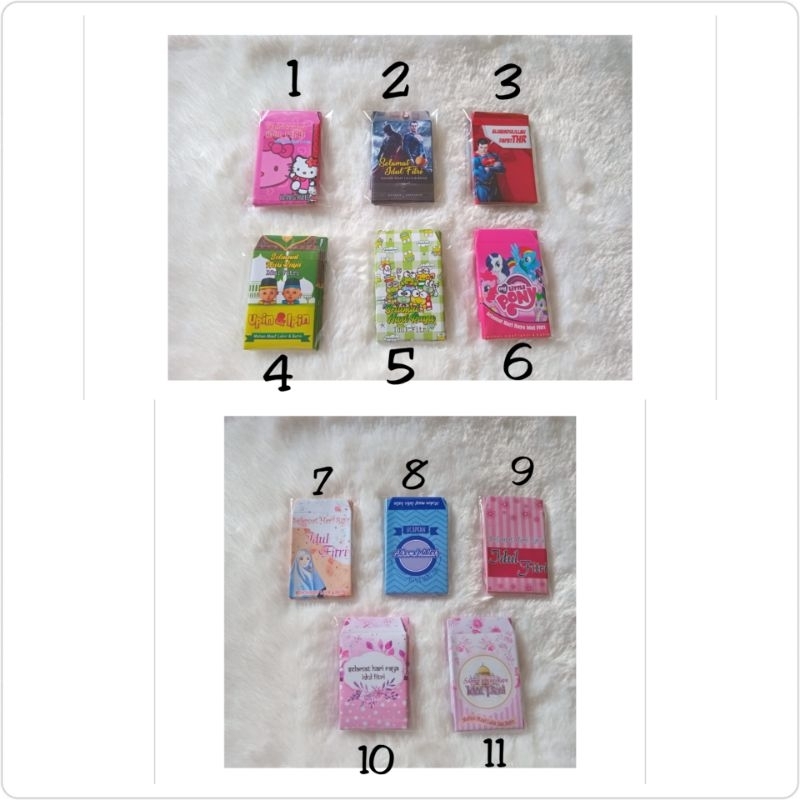 

Amplop Lebaran Motif Karakter_50 lmbr dan 100 lmbr _Kertas Glossy