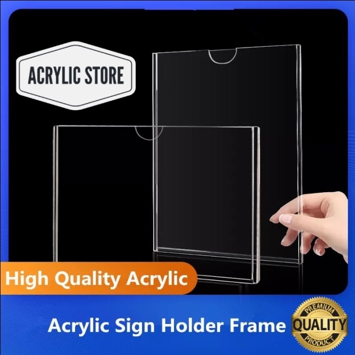 

acrylic signage a3/brosur holder A3 cstm