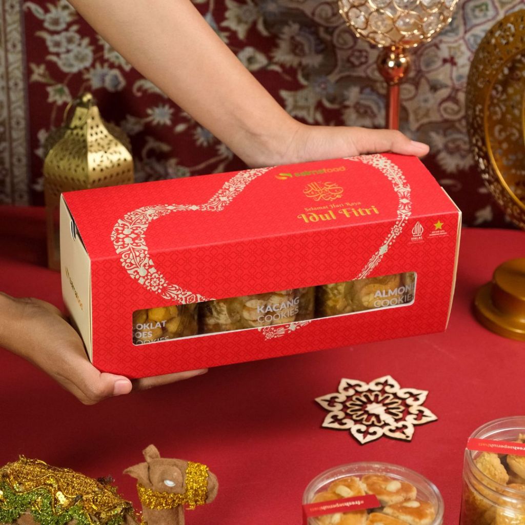 

CUCI GUDANG HAMPERS LEBARAN DEA BAKERY PREMIUM KUE KERING ISI 3 / HAMPERS IDUL FITRI/PAKET KUE