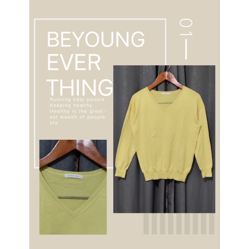 sweater rajut basic lowrys farm